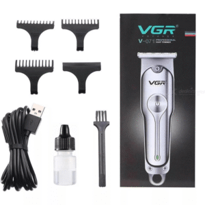 VGR V-071 Cordless Professional Hair Clipper Runtime 120 Min Trimmer For Men With 3 Guide Combs