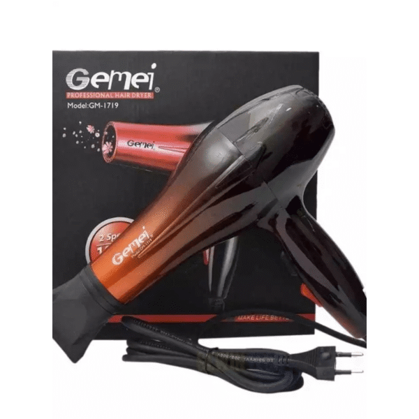 YC Geemy GM-1719 Professional 1800W Hair Dryer Saloon Strong Wind
