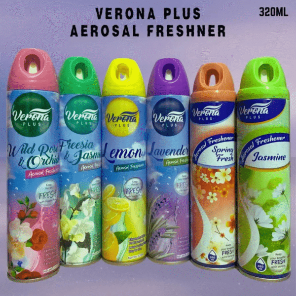YC Verona Plus Aerosol Air Freshener Spray 320ml Pewangi Rumah Pewangi Bilik Pewangi Udara Air Fragrance